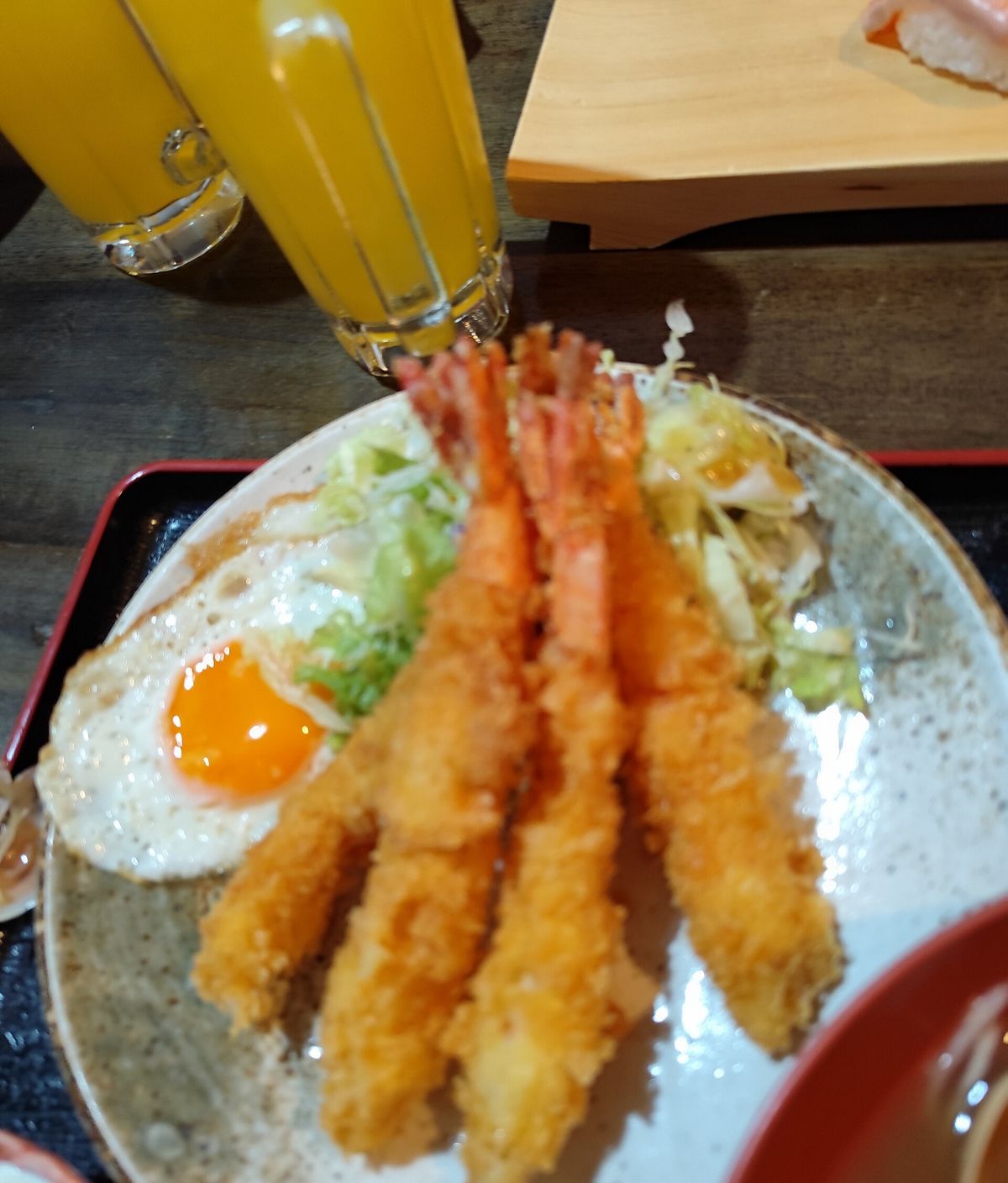 海老フライ定食